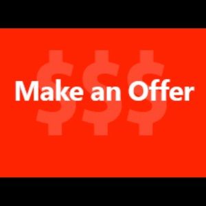 Make an offer! We accept all reasonable offers